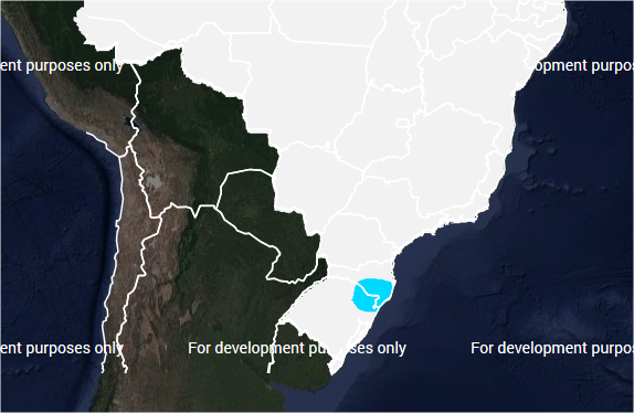 Mapa com risco de geada no Brasil para sábado (18) - Fonte: Inmet