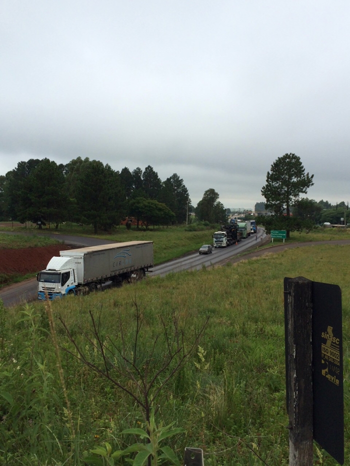 Protesto contra o emplacamento - Passo Fundo/RS