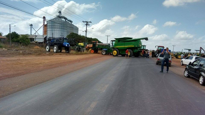 Protesto contra o emplacamento - Paragominas (PA)