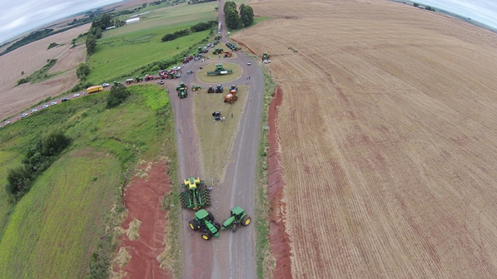 Protesto contra o emplacamento - Tupanciretã/RS