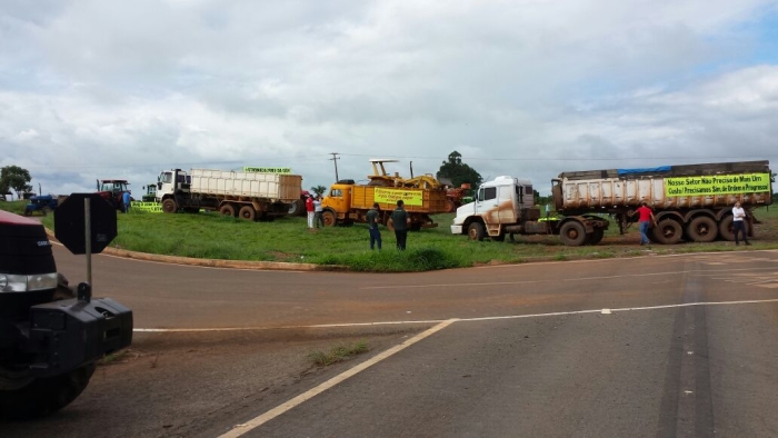 Protesto contra o emplacamento - Formosa/GO