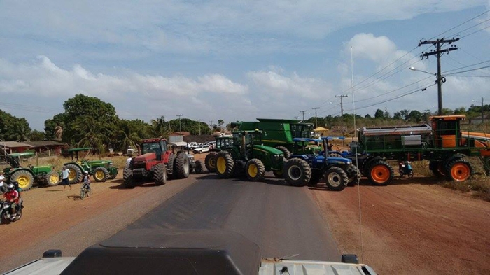 Protesto contra o emplacamento - Paragominas (PA)