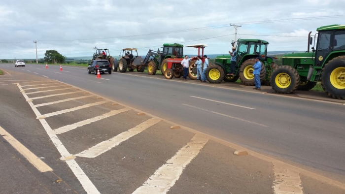 Protesto contra o emplacamento - Formosa/GO