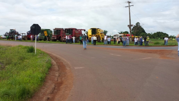 Protesto contra o emplacamento - Formosa/GO