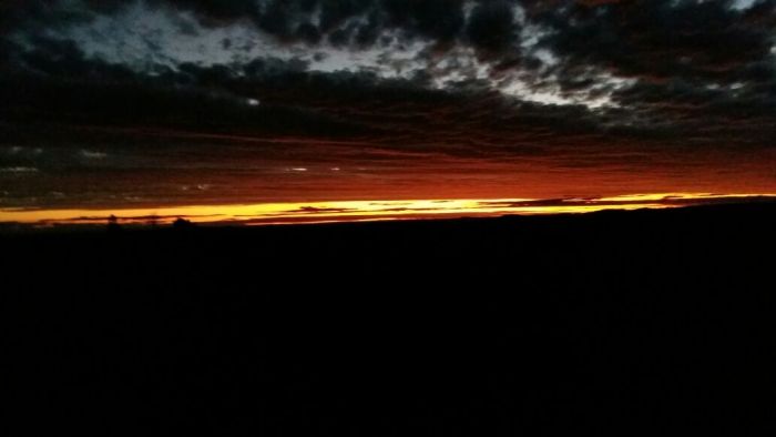 Imagem do dia - Pôr do sol em Pitanga (PR)