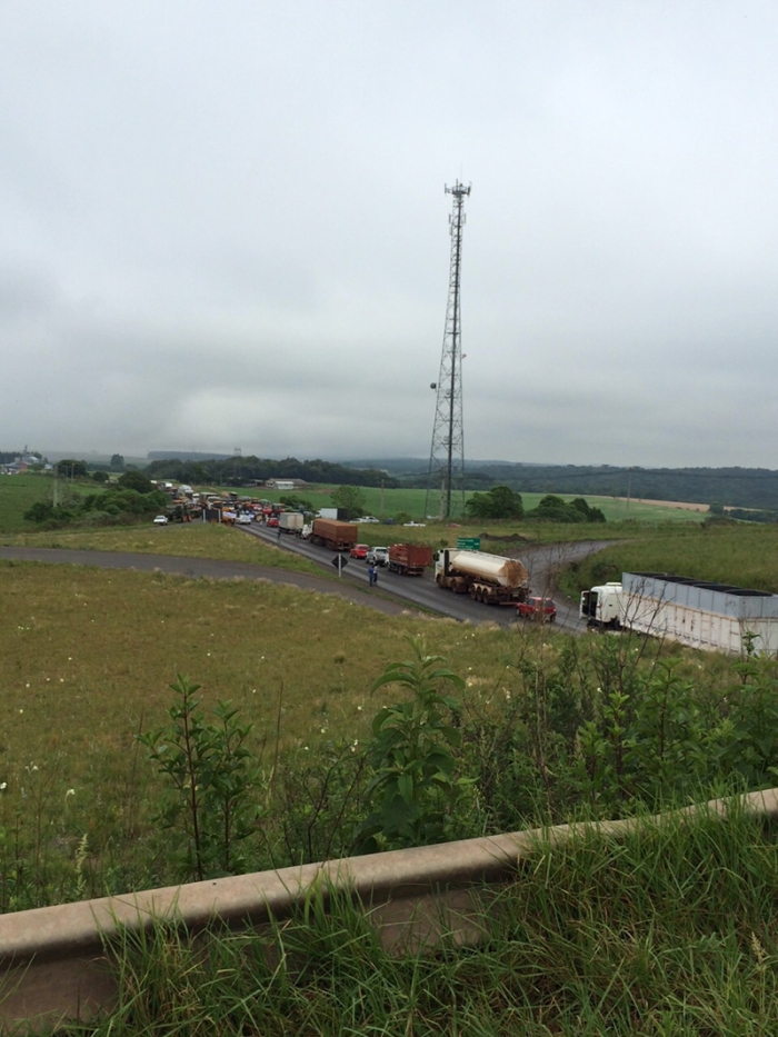 Protesto contra o emplacamento - Passo Fundo/RS