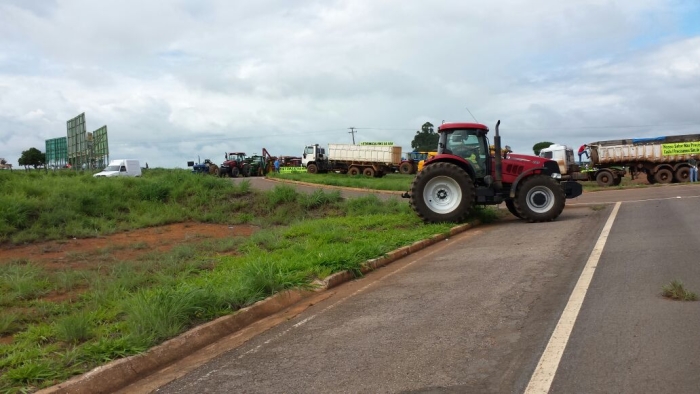 Protesto contra o emplacamento - Formosa/GO