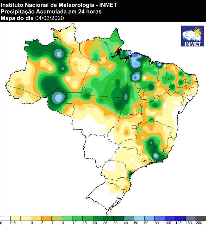 24 horas - Inmet - 05/03