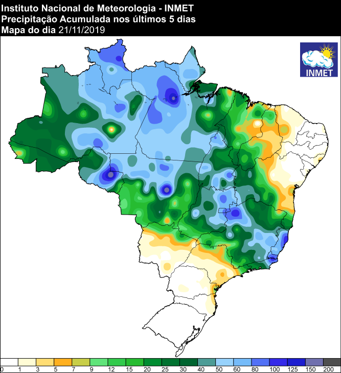 Cinco dias - Inmet