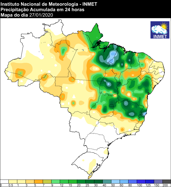 24 horas - Inmet 29/01