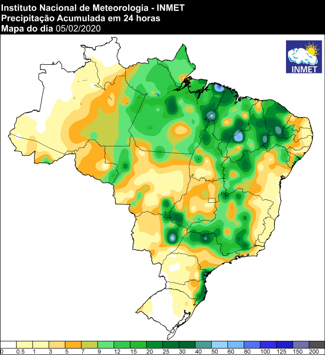 24 horas - Inmet 06/02