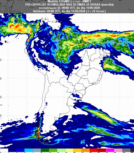 174 horas - Inmet - 11/05