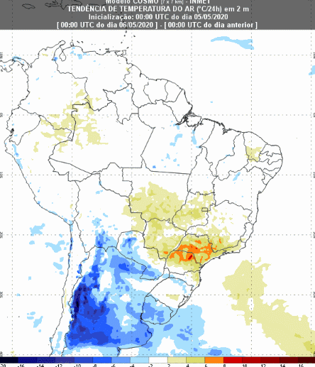 Temperaturas - Inmet - 05/05