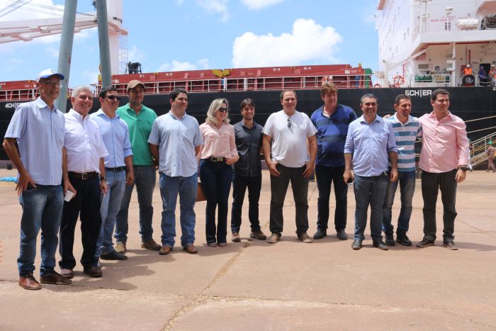 A primeira exportação de soja via porto de Santana, no Amapá