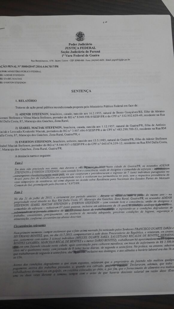 Decisão do produtor em Guaíra (PR)