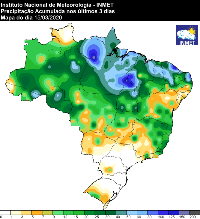 Três dias - Inmet