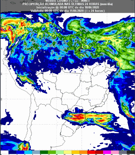 93 horas - Inmet - Brasil - 1006