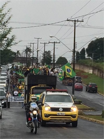 Manifestação contra Lula em Guarapuava - Março/18