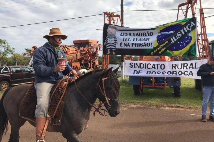 Manifestação contra Lula em São Miguel das Missões/RS - Março 2018
