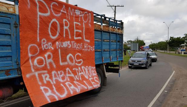 Protesto #UnSoloUruguay em Durazno