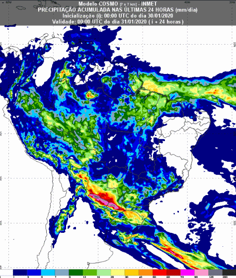 93 horas - Inmet 31/01