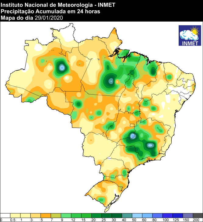 últimas 24 horas - Inmet
