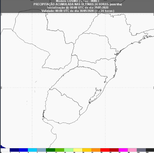 174 horas - Inmet - 2905