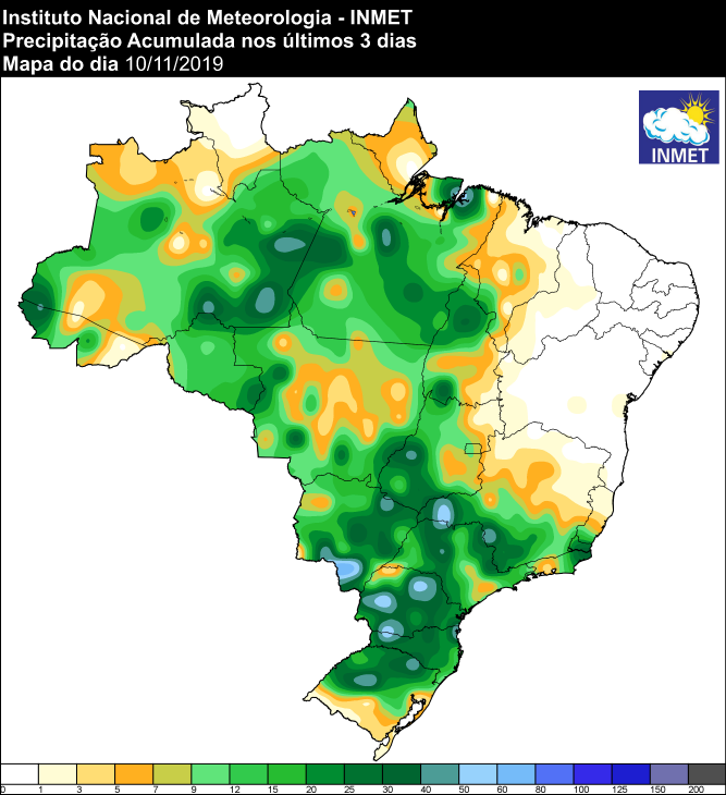 Três dias - Inmet