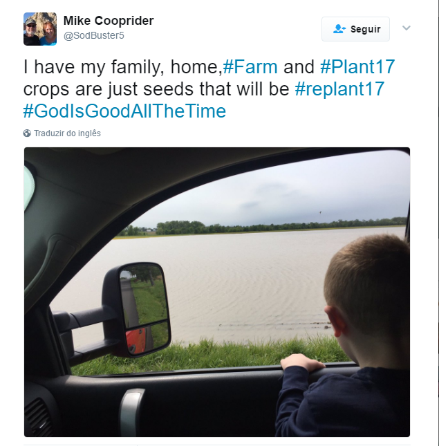 Frio e chuva atingem áreas produtoras dos EUA - Foto: Reprodução/Twitter