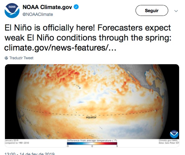 Twitter El Niño - NOAA