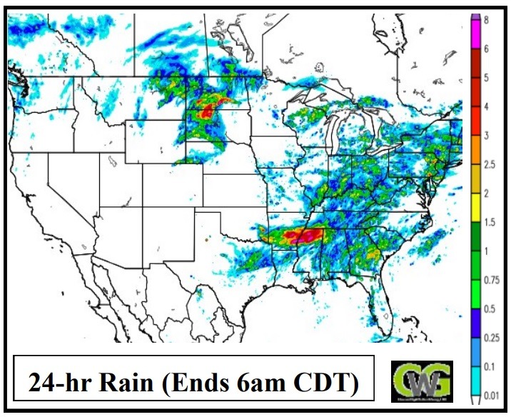 Chuvas 24h EUA - CWG
