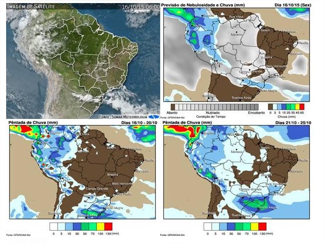 Alerta Agroclimático - 16 de outubro de 2015