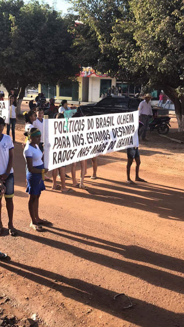 Protesto contra o Ibama no Pará