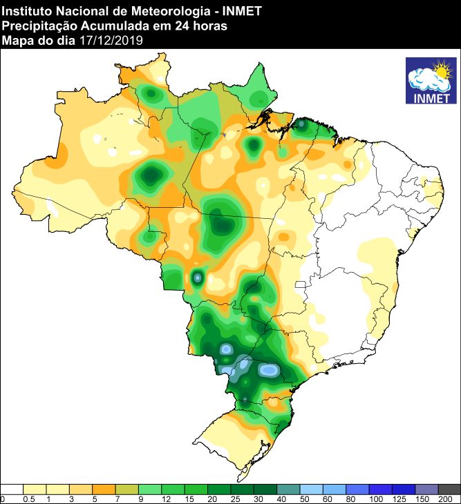Últimas 24 horas - Inmet