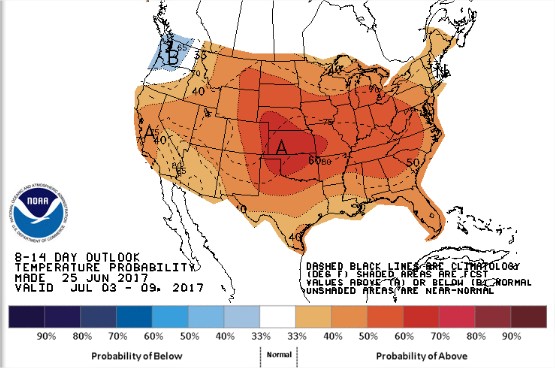 Temperaturas 6 a 10 dias