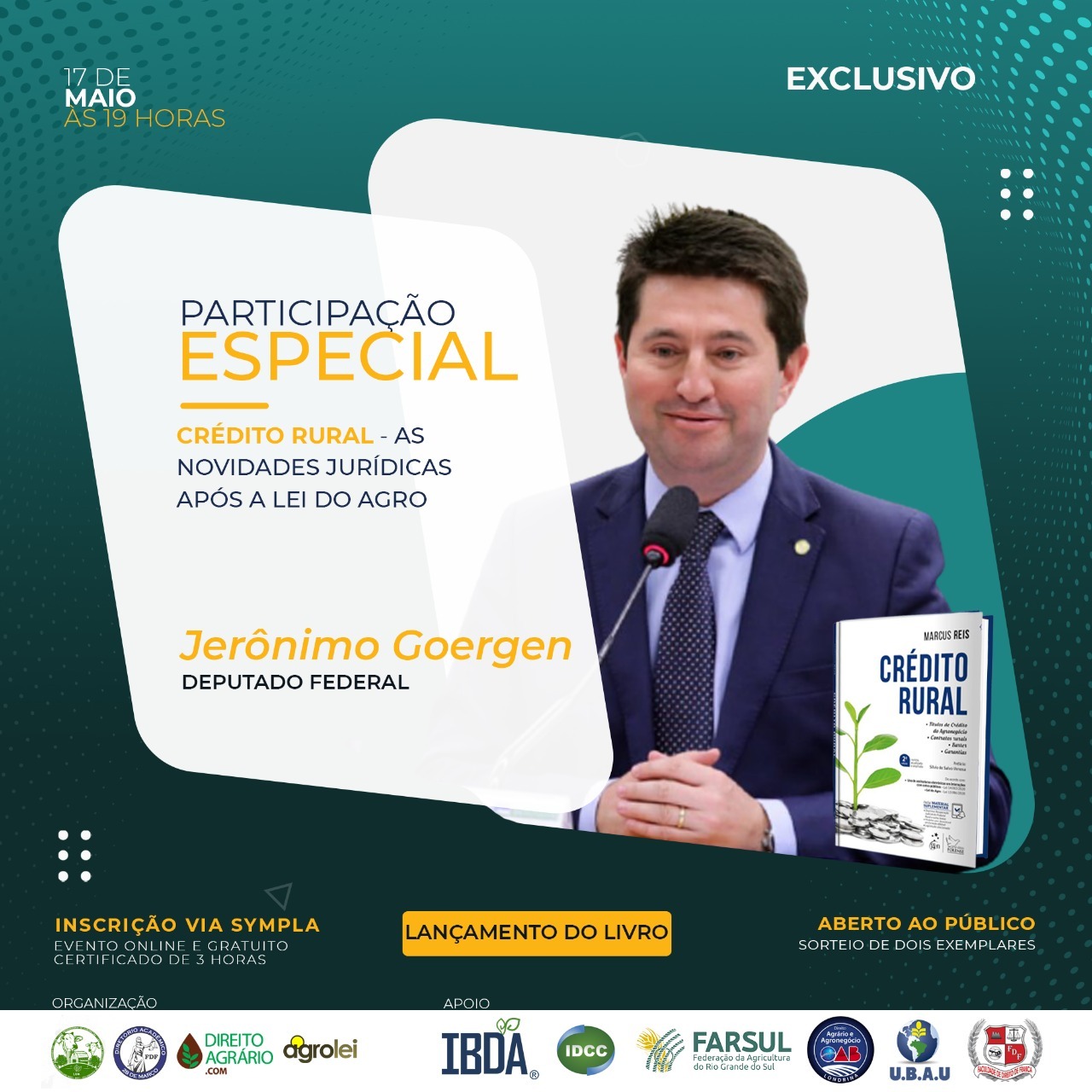 Lançamento da obra Crédito Rural