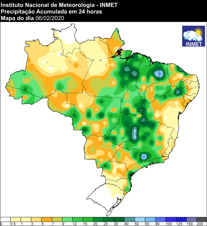 24 horas - Inmet 07/02
