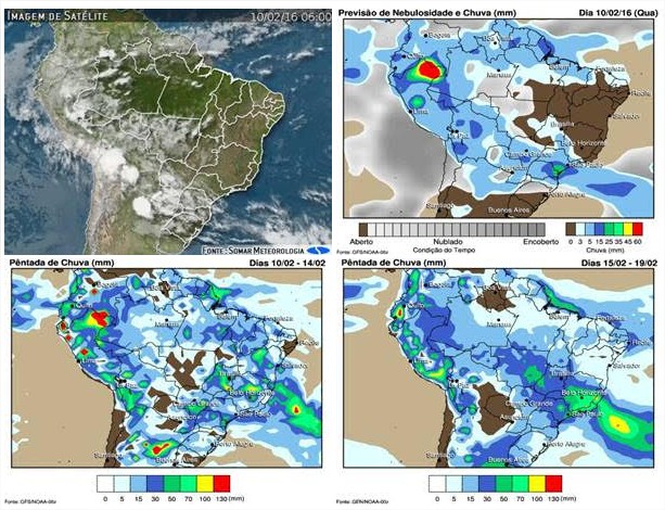 Alerta Agroclimático - 10 fev 2016
