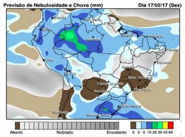Chuvas até 17 de fevereiro - Somar Meteorologia