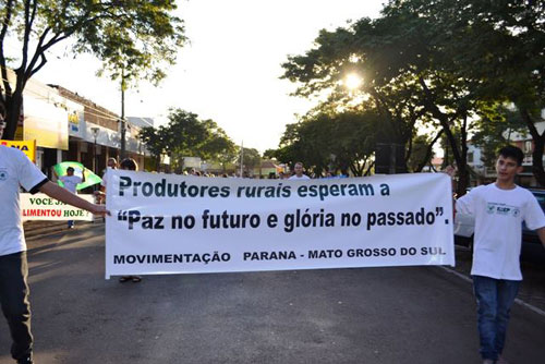 Manifestação em Guaira/PR 3