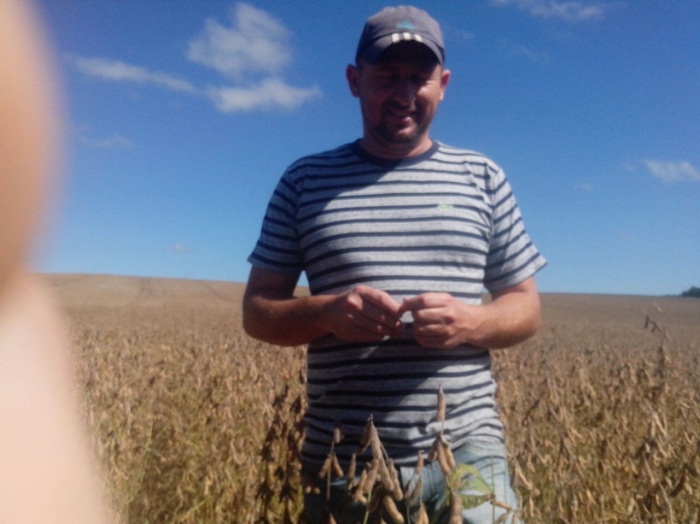 Imagem do dia - Lavoura de soja em Palmeira (PR), da Família Ornieski