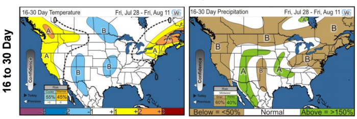 Mapas CWG 16 a 30 dias
