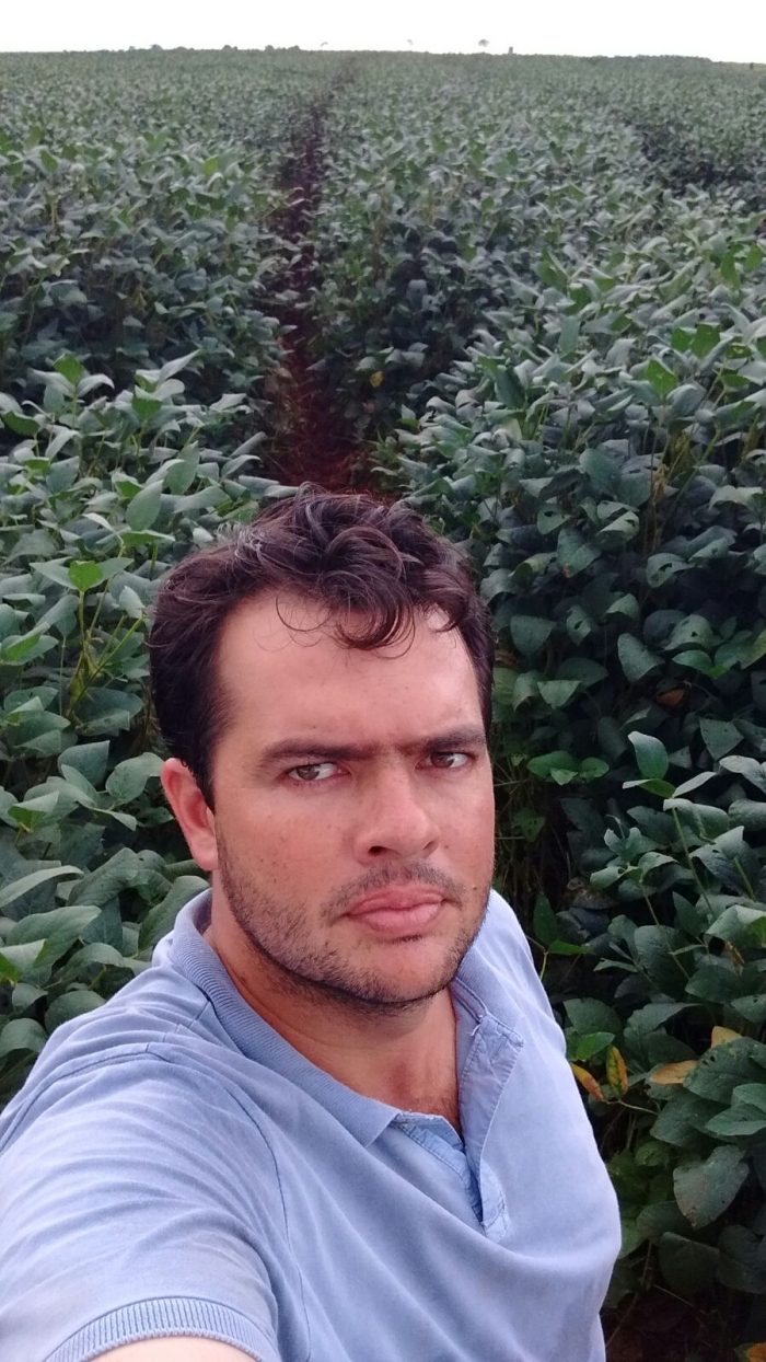 Imagem do dia - Lavoura de soja em Joviânia (GO), na Fazenda Fênix. Enviado pelo Técnico Agrícola Jorge Augusto Mariano