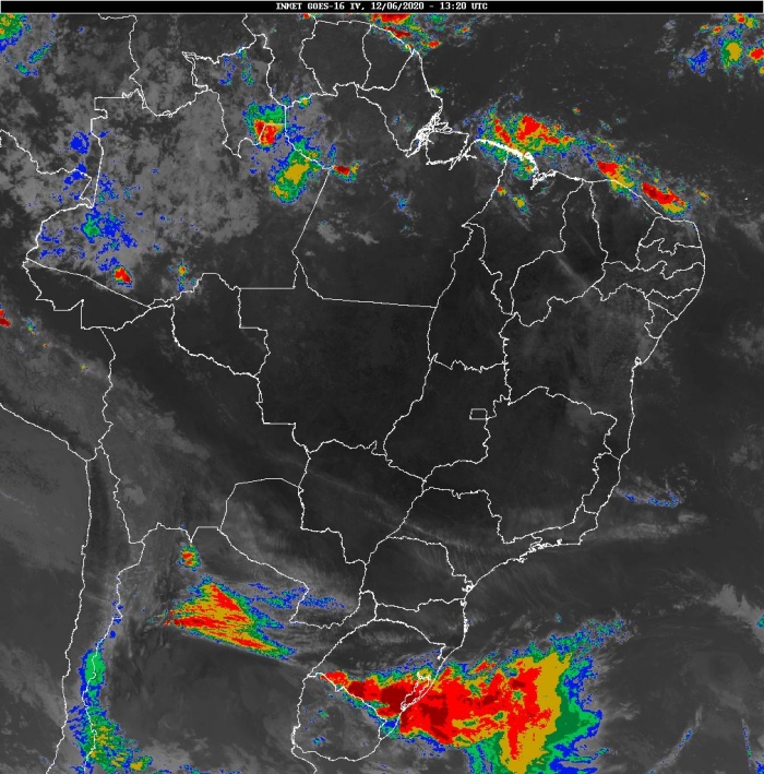 Imagens de satélite Brasil - Inmet - 1206