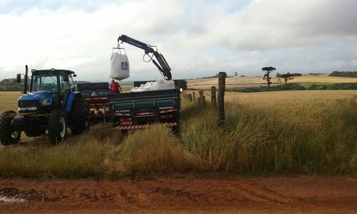 Imagem do dia - Início plantio de soja em Gentil (RS), na propriedade de Itacir Scariot