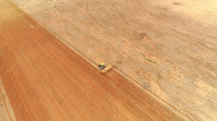 Imagem do dia - Plantio de soja em Uruaçu (TO). Imagem de Marcos Zica