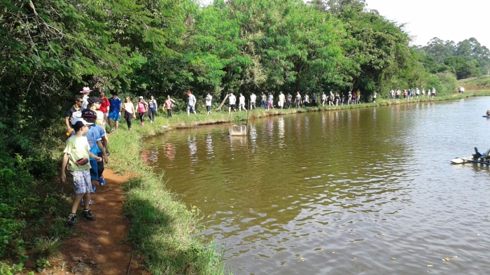 Imagem do dia - Terceira caminhada internacional na natureza em Nova Aurora (PR). Enviado pelo Técnico Agrícola David Clemente