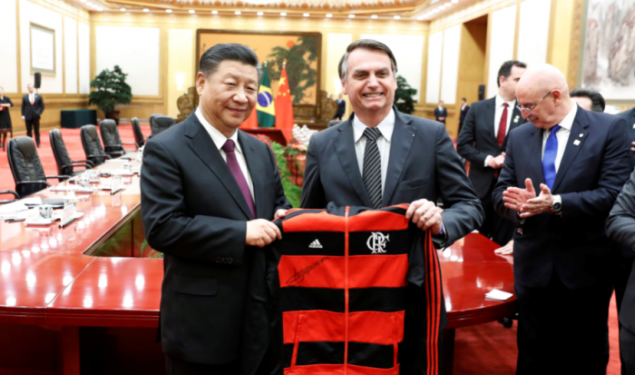 Xi Jinping e Jair Bolsonaro