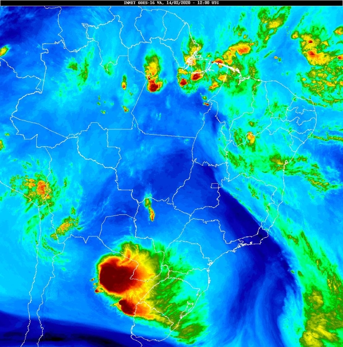 Imagens de Satélite - 14/02