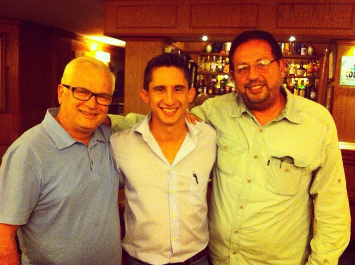 Imagem do dia - João Batista Olivi e Miguel Daoud em Foz do Iguaçu (PR)